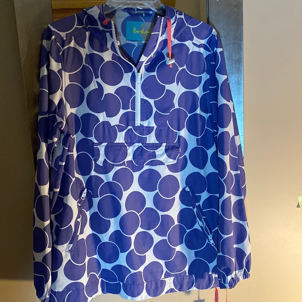 Boden Pullover Jacket with Pockets, Size 8US, 12UK.